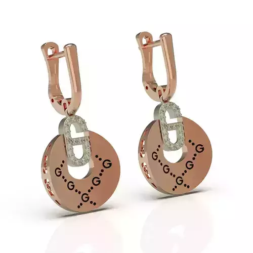 Fashion Earring 3D print model