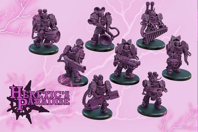 The Harvesters - Cacophonists of Chaos 3D print model