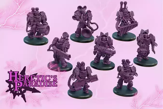 The Harvesters - Cacophonists of Chaos 3D print model