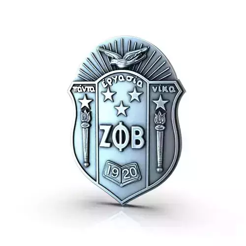 Zeta Phi Beta Sorority 3D print model