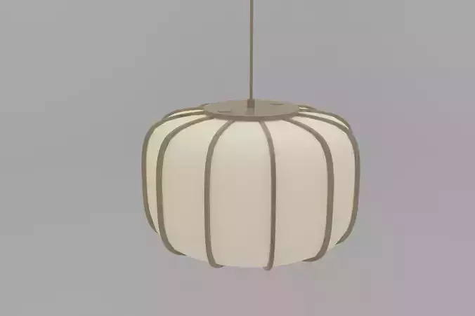 Botan Pendant Light Low-poly 3D model