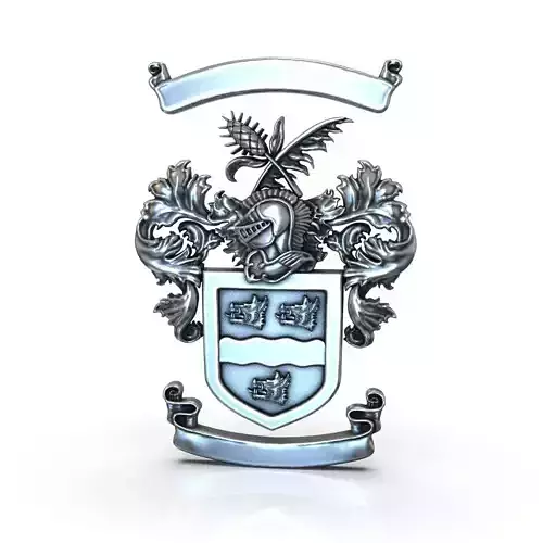 Alliedis coat of arms 3D print model