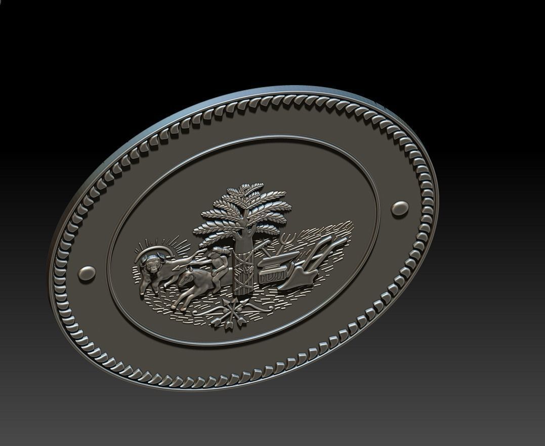 City stamp 3D print model_8