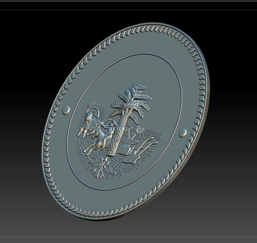 City stamp 3D print model_5