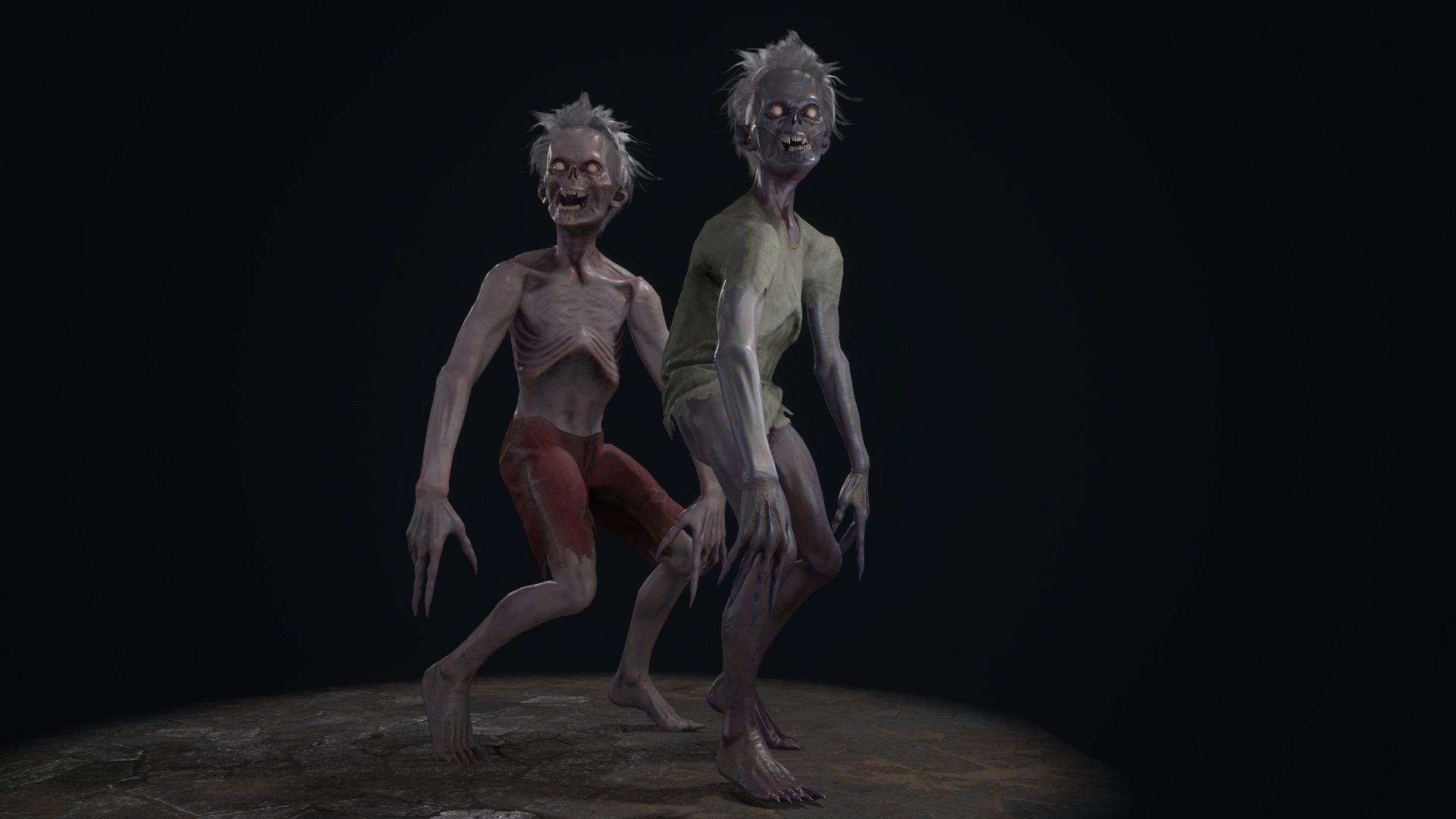 Ugly Kid 1 Low-poly 3D model_15