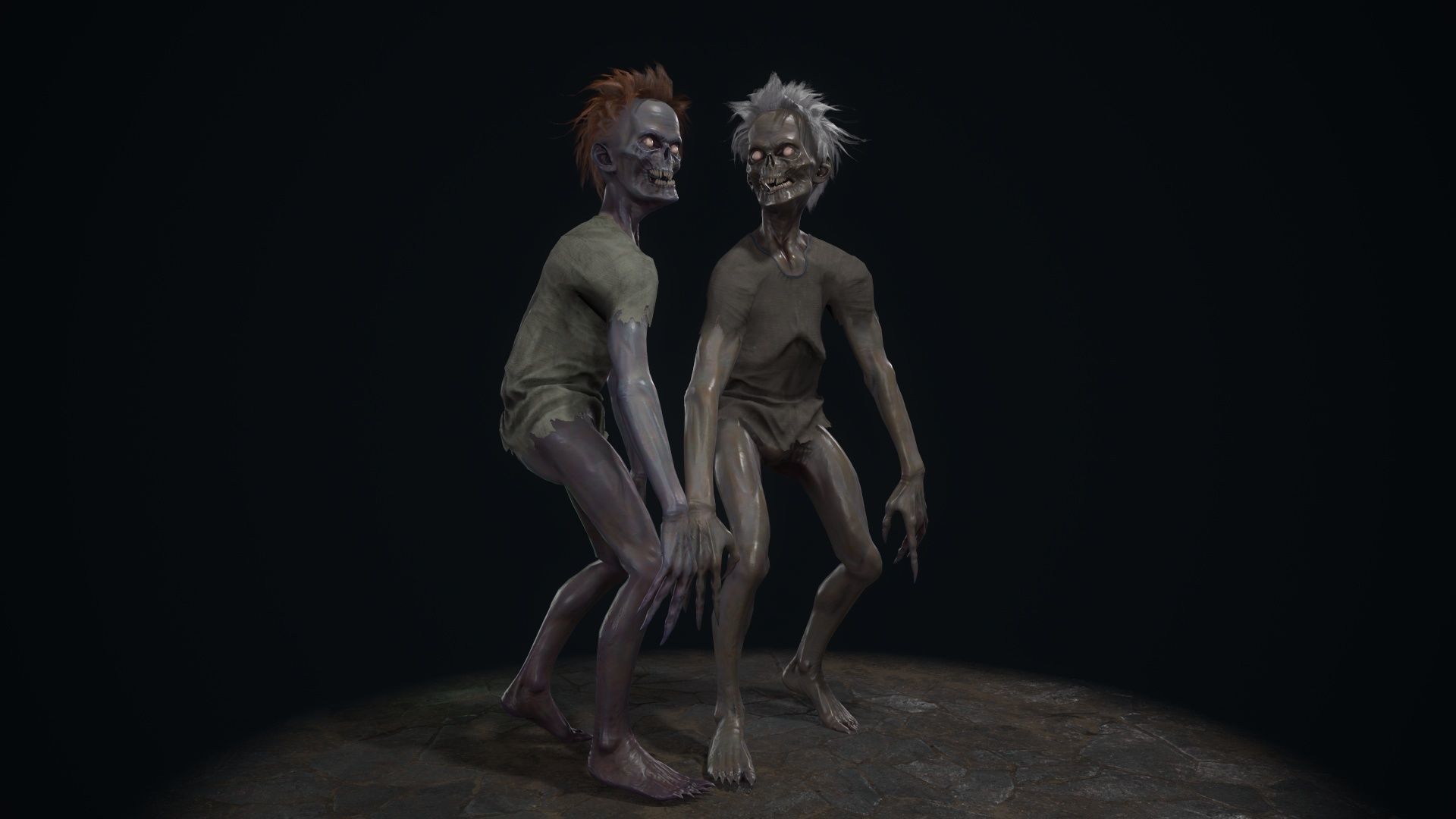 Ugly Kid 1 Low-poly 3D model_7