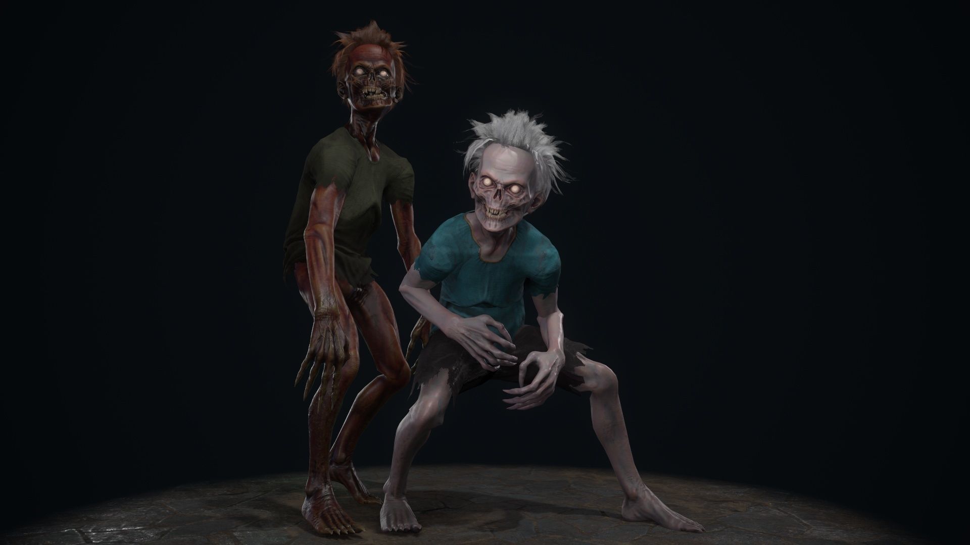 Ugly Kid 1 Low-poly 3D model_12