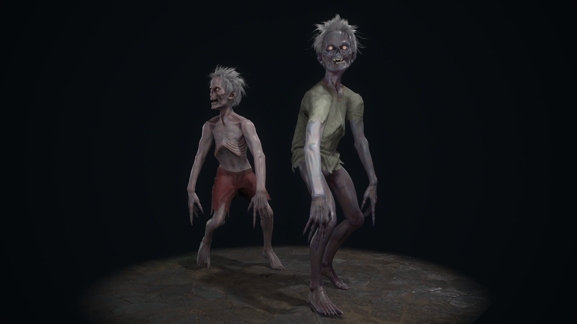 Ugly Kid 1 Low-poly 3D model_14