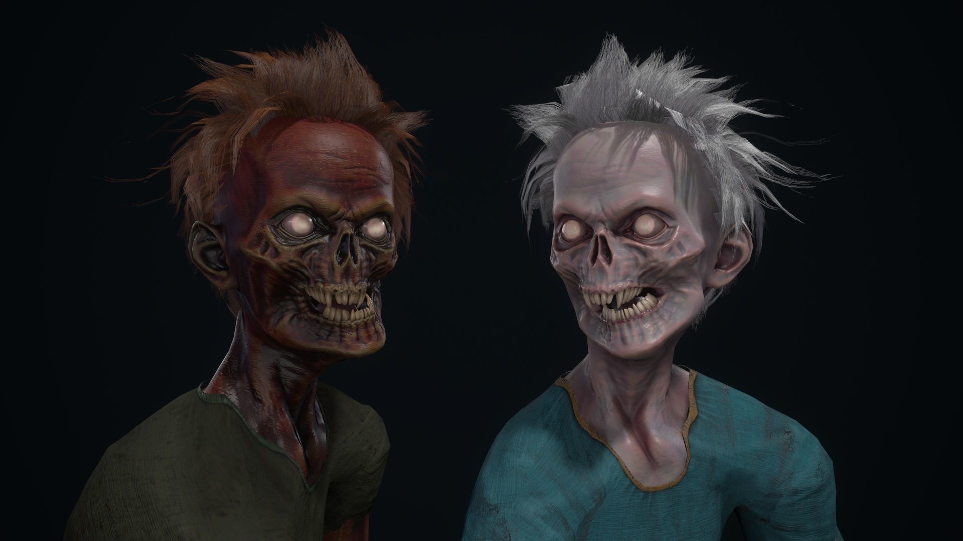 Ugly Kid 1 Low-poly 3D model_5