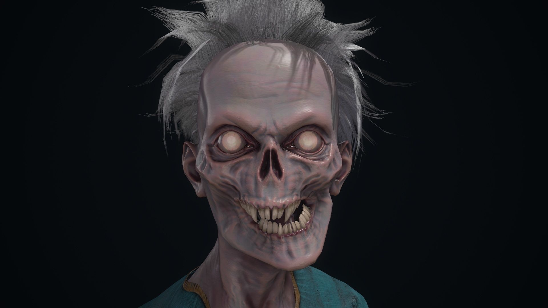 Ugly Kid 1 Low-poly 3D model_10