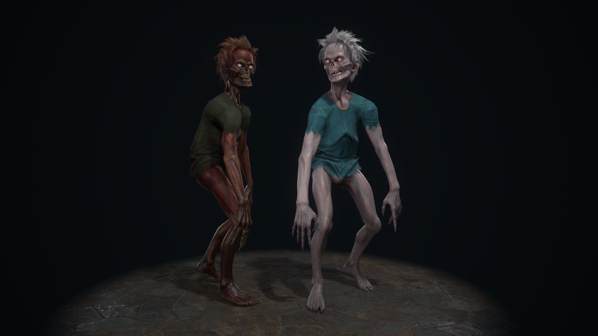 Ugly Kid 1 Low-poly 3D model_4