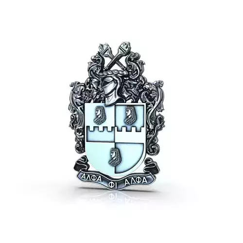 Alpha Phi Alpha Fraternity 3D print model