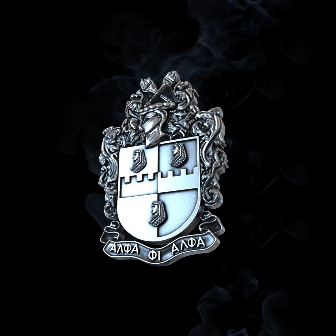Alpha Phi Alpha Fraternity 3D print model_2