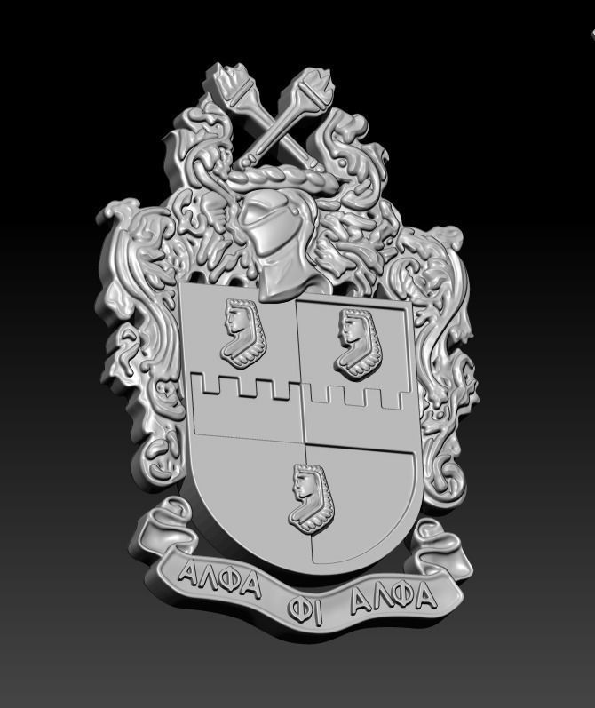 Alpha Phi Alpha Fraternity 3D print model_11