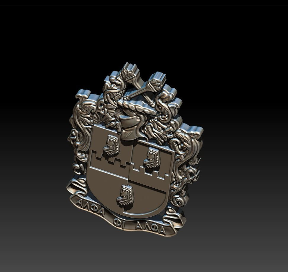 Alpha Phi Alpha Fraternity 3D print model_6