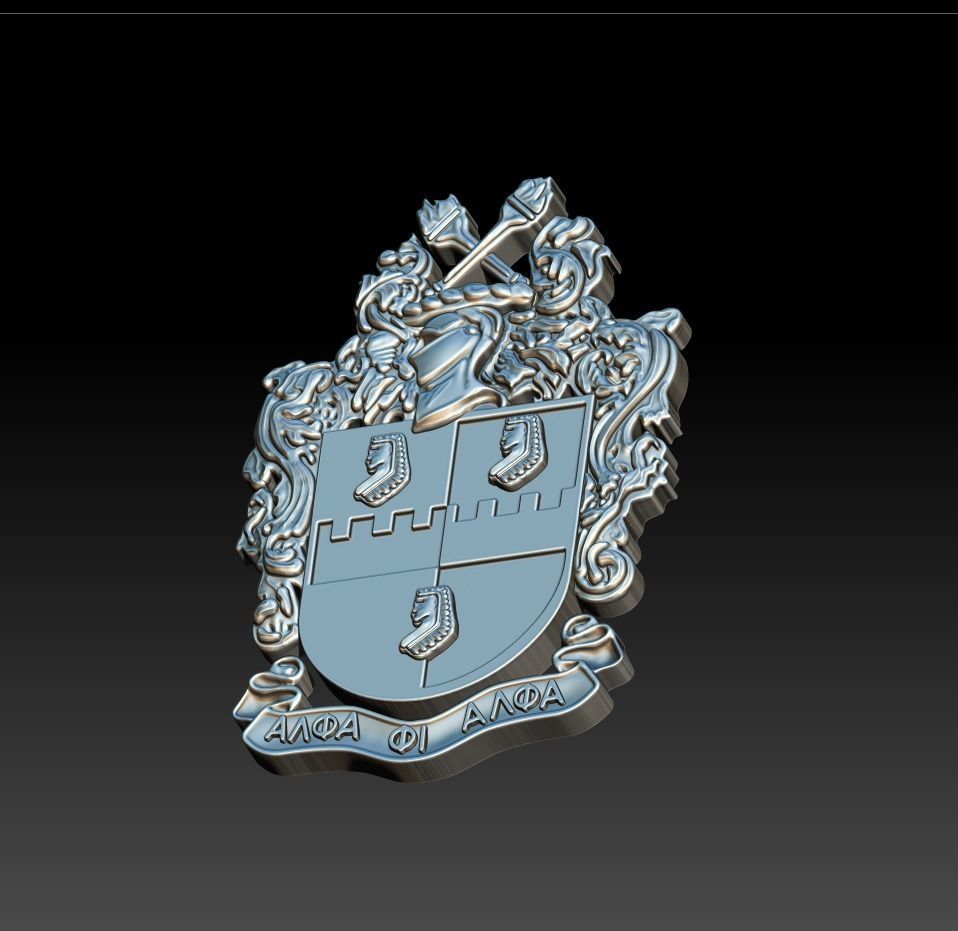 Alpha Phi Alpha Fraternity 3D print model_5