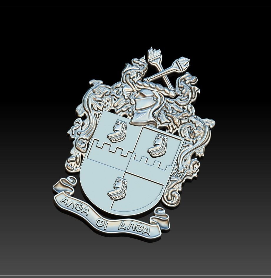Alpha Phi Alpha Fraternity 3D print model_8