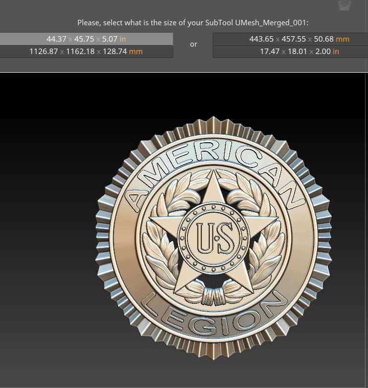 American Legion 3D print model_10