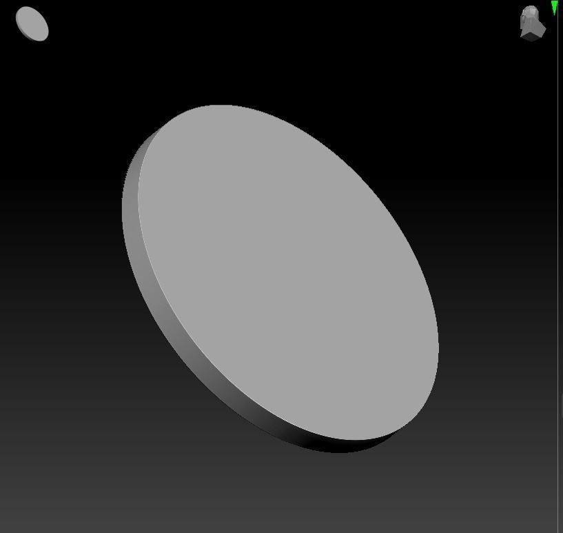 BUFALO police badge on silver coin 3D print model_13