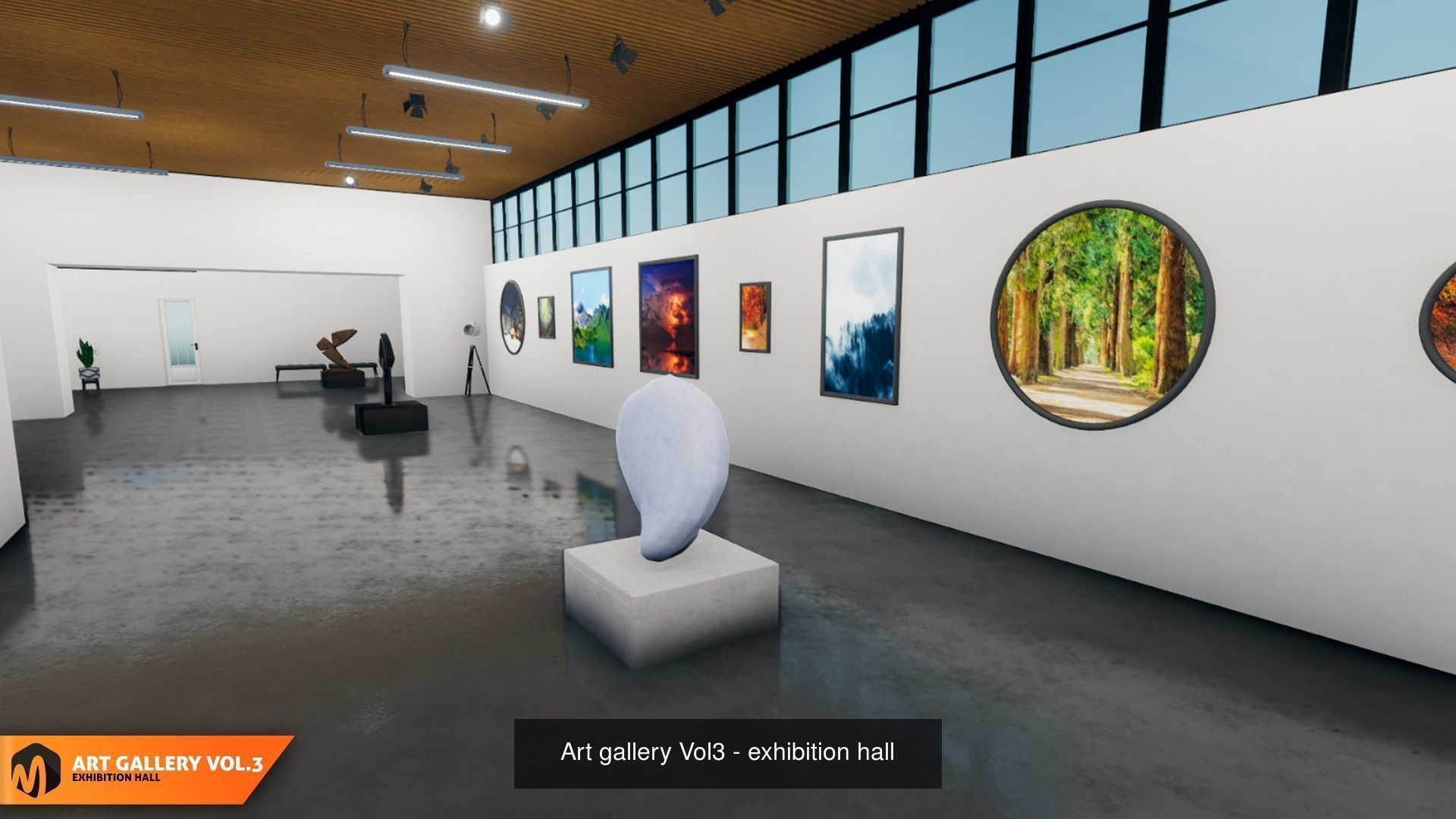 Big package of 9 exhibition galleries - Part 2 3D Model Collection_2