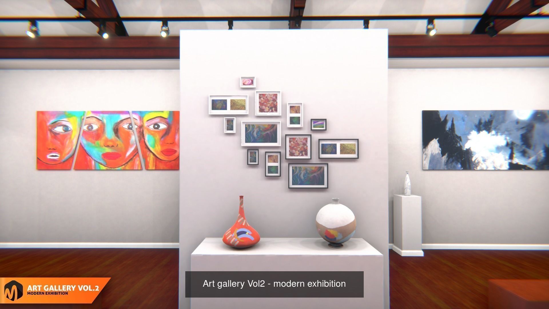 Big package of 9 exhibition galleries - Part 2 3D Model Collection_9