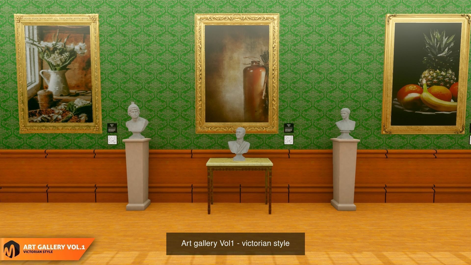 Big package of 9 exhibition galleries - Part 2 3D Model Collection_1