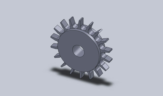 sprocket gear wheel Free 3D model