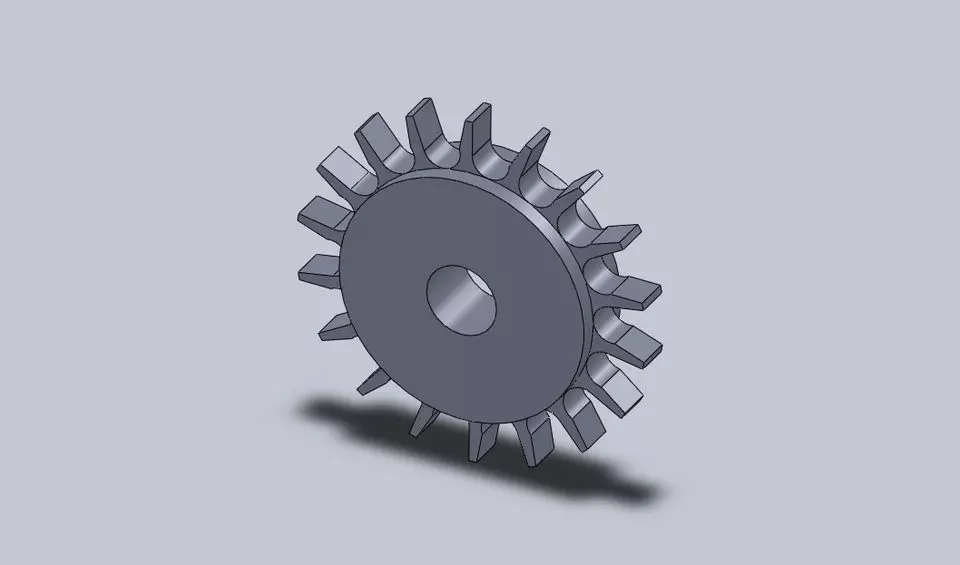 sprocket gear wheel Free 3D model_0