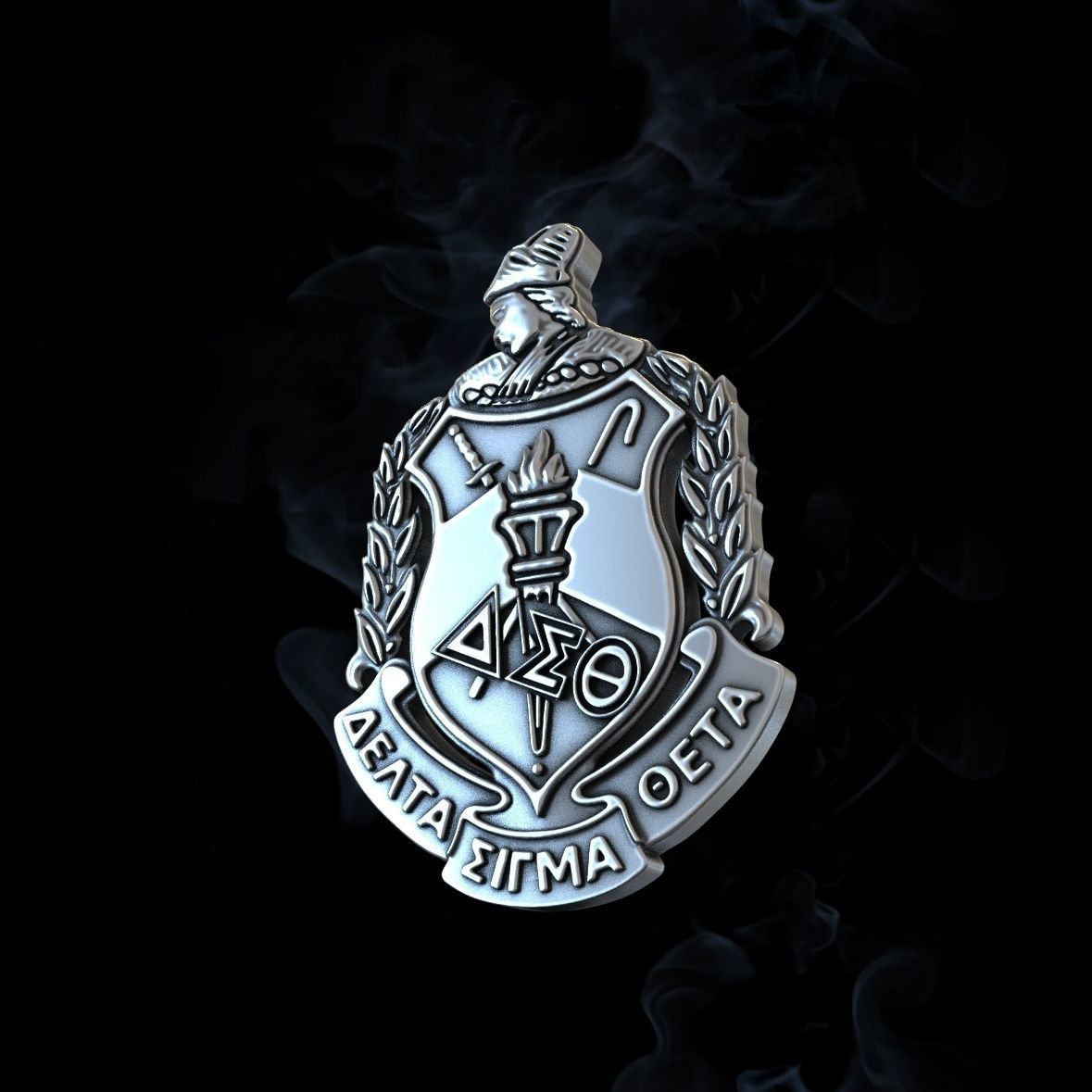 Delta Sigma eta Sorority 3D print model_2