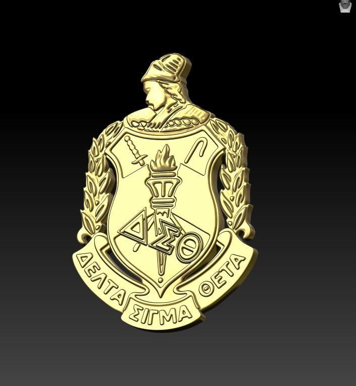 Delta Sigma eta Sorority 3D print model_11