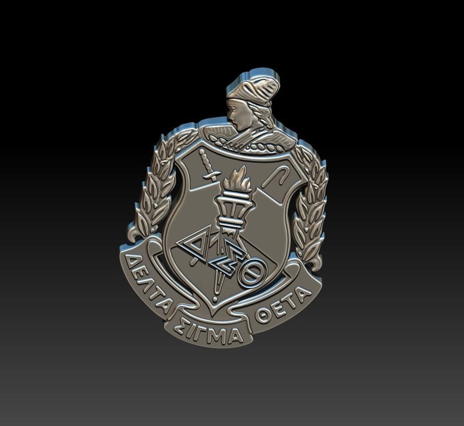 Delta Sigma eta Sorority 3D print model_7