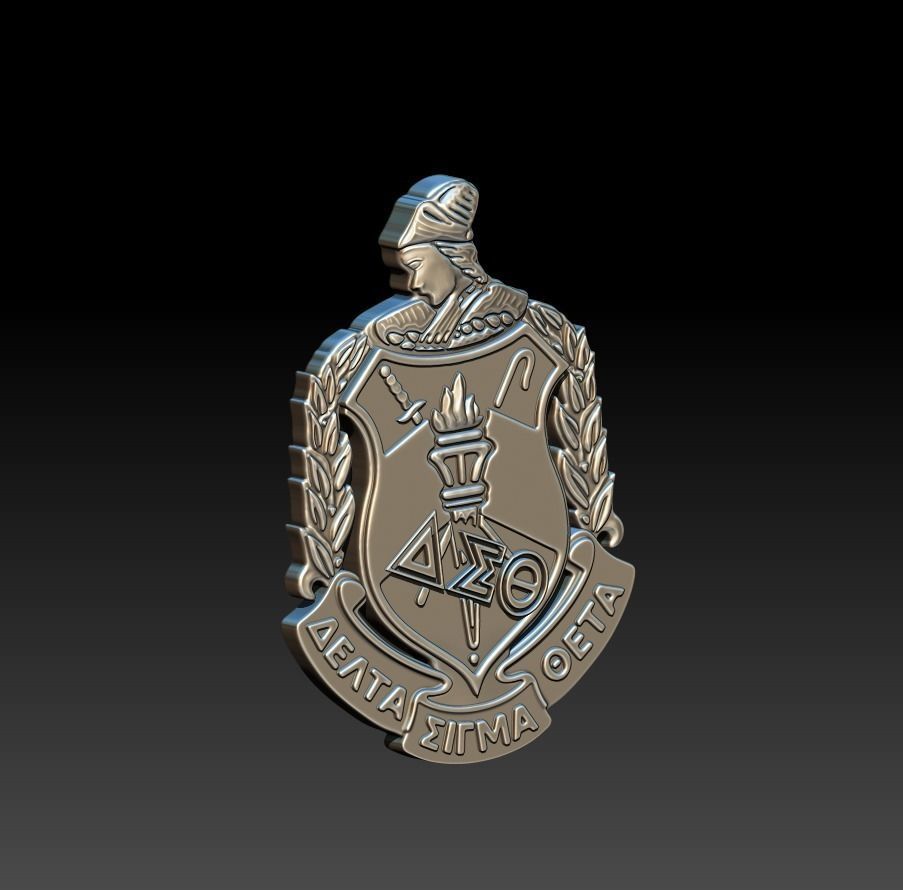 Delta Sigma eta Sorority 3D print model_8