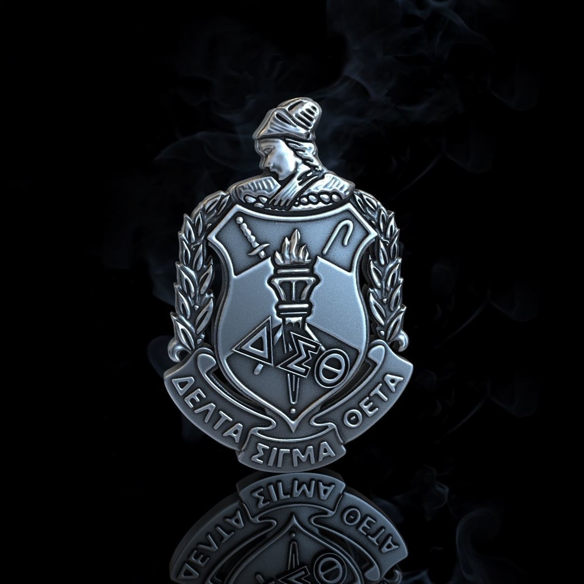 Delta Sigma eta Sorority 3D print model_3