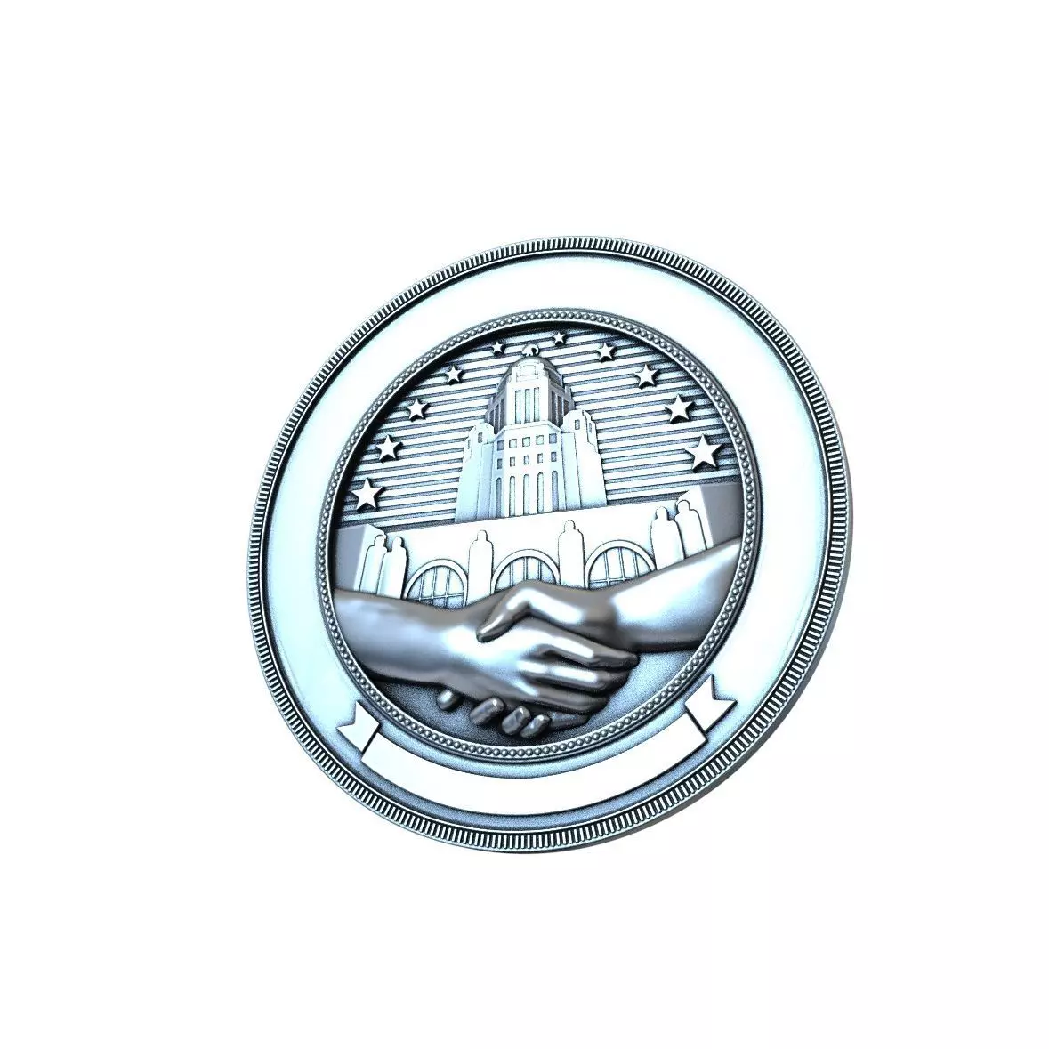 Department of Administration Services seal 3D print model_0