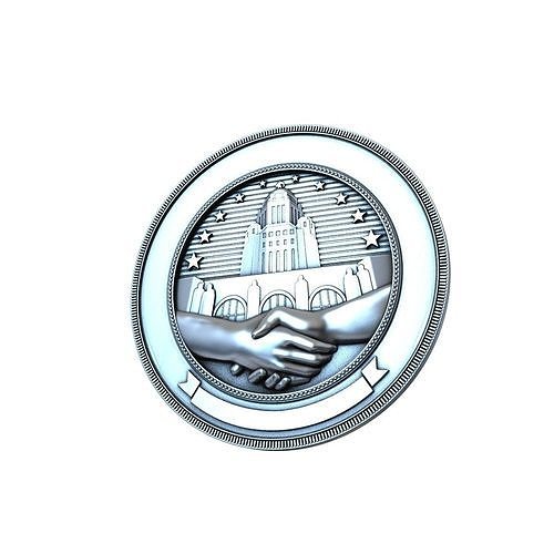 Department of Administration Services seal 3D print model