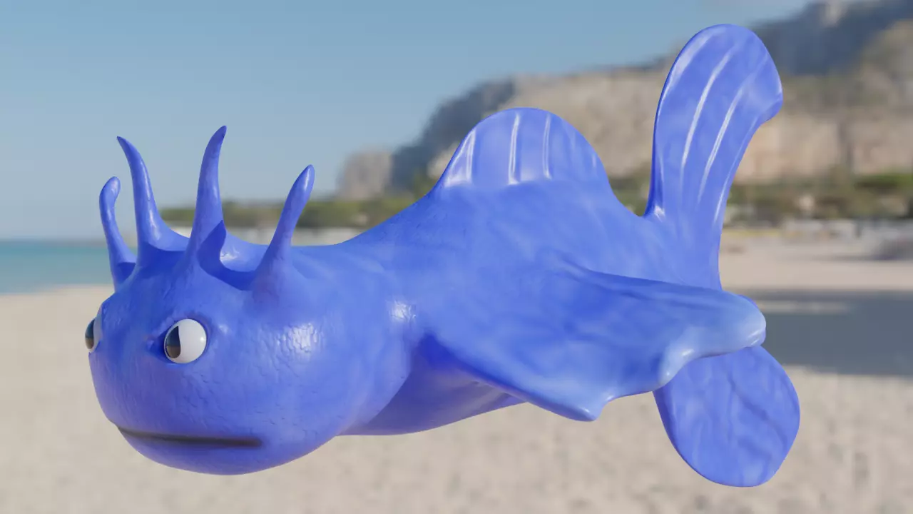 Small Sea Creature 3D model