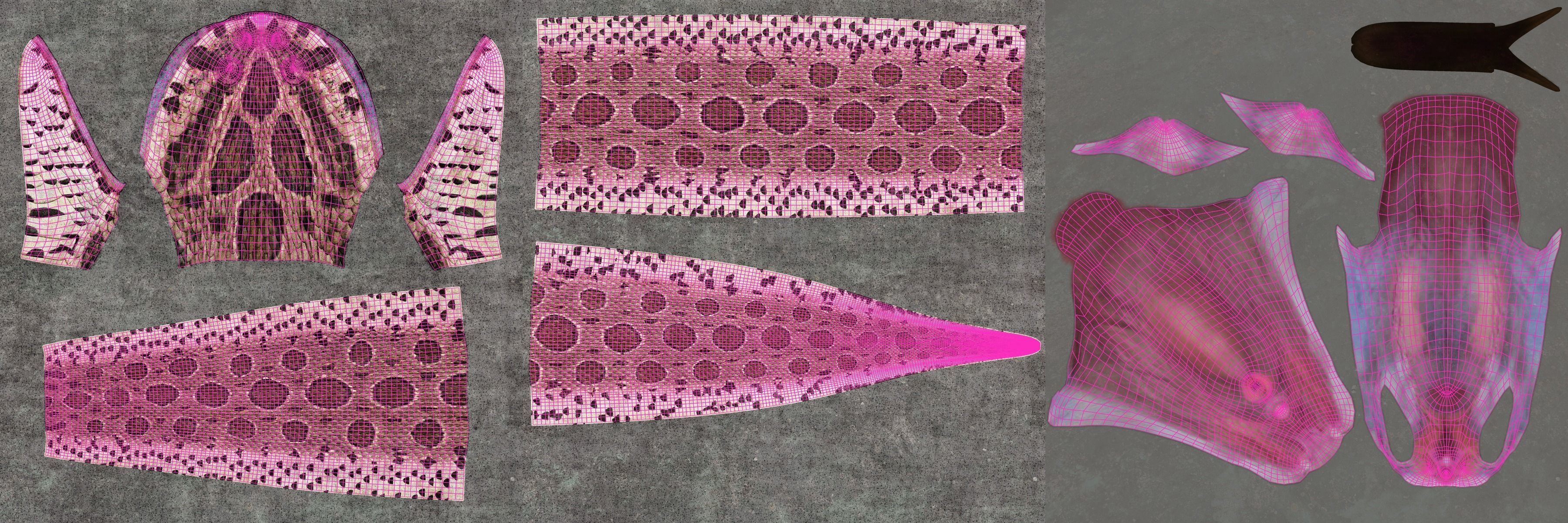 Russell Viper Rigged VFX Grace 3D model_17