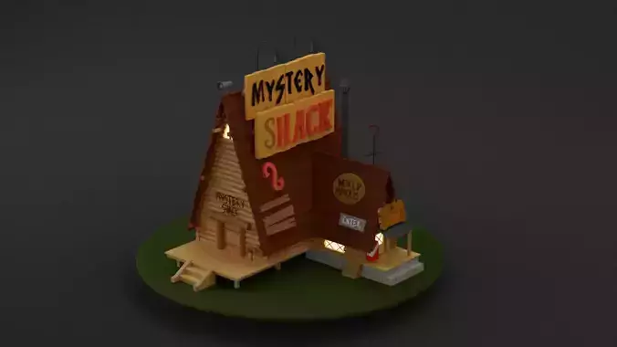 Mystery Shack 3D Model