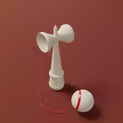 Kendama kendo toy with ball