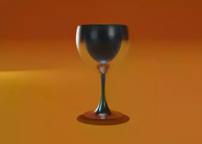 3D Wine Glass With High Quality