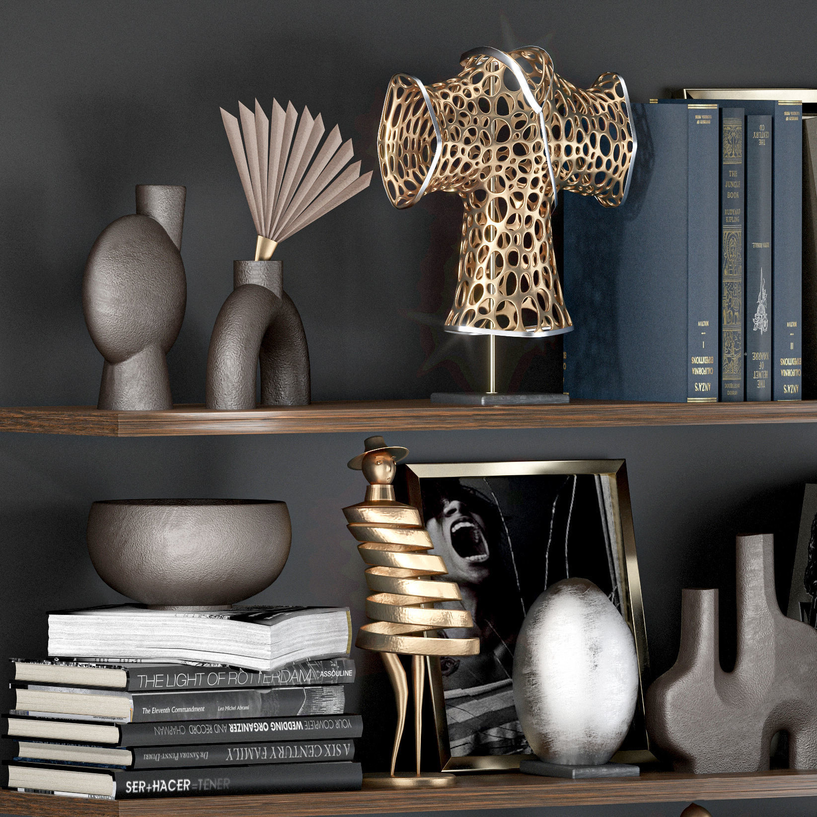 decorative set04 3D model_2