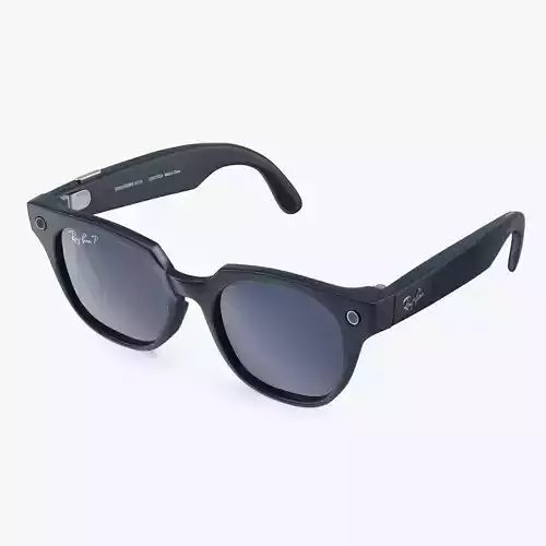 Ray Ban Stories Meteor Smart Glasses Dark Blue Classic