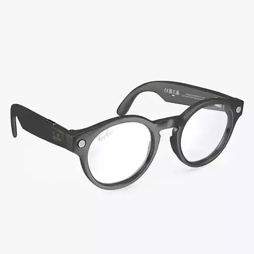 Ray Ban Stories Round Smart Glasses Green 3D model