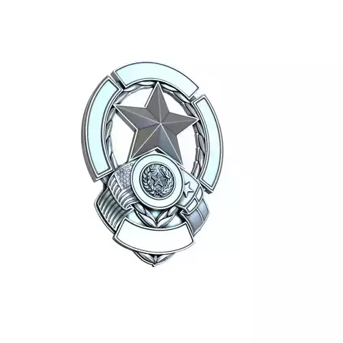 Mesquite Badge 3D print model