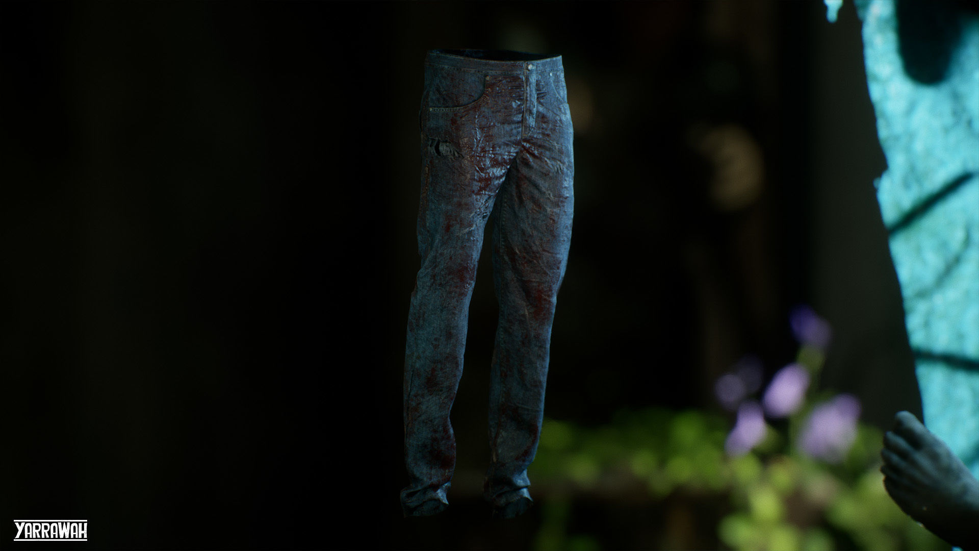 Zombie - Starved Male Low-poly 3D model_13