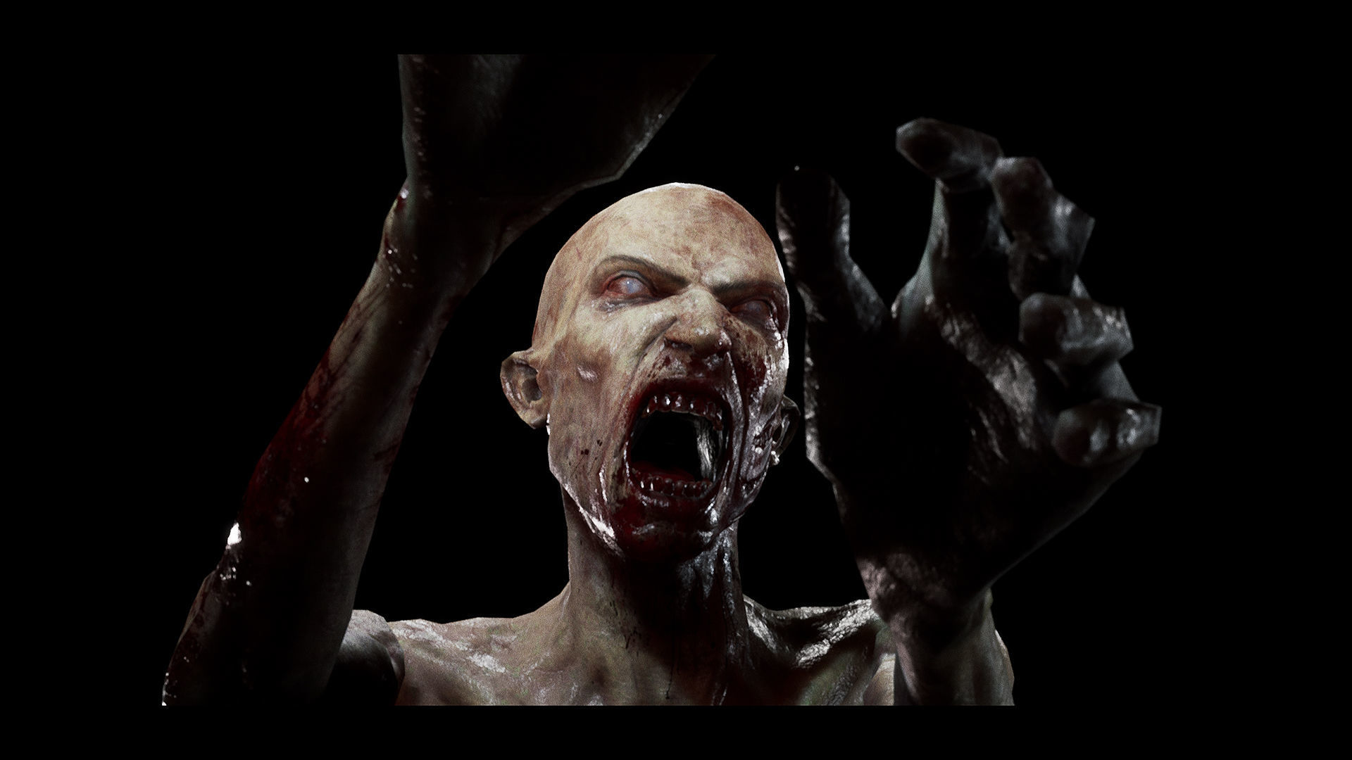 Zombie - Starved Male Low-poly 3D model_34