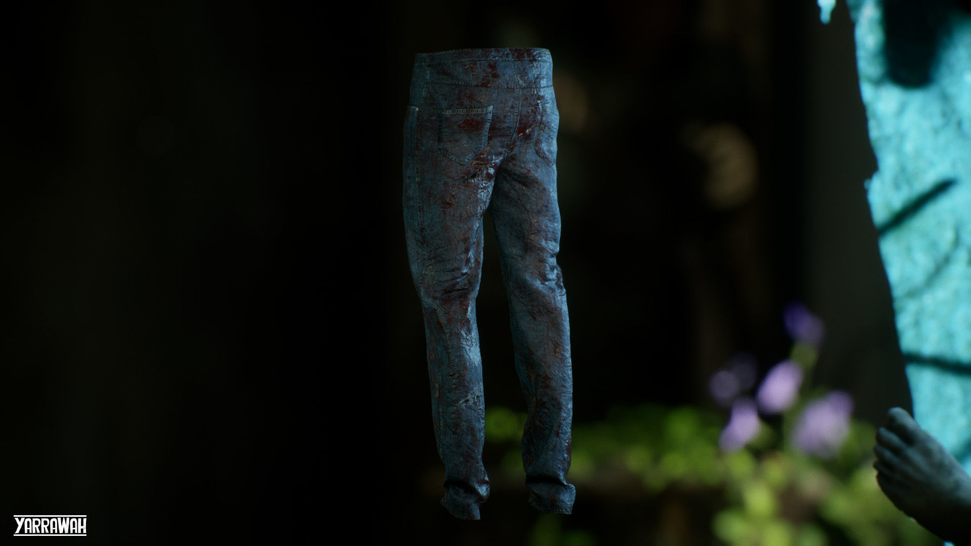 Zombie - Starved Male Low-poly 3D model_12