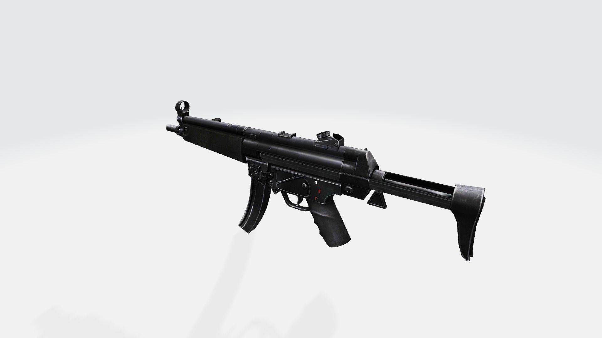 Weapon SMG Thompson Vector VSS  UMP  CG15 MP5 MP40 P90 3D model_8