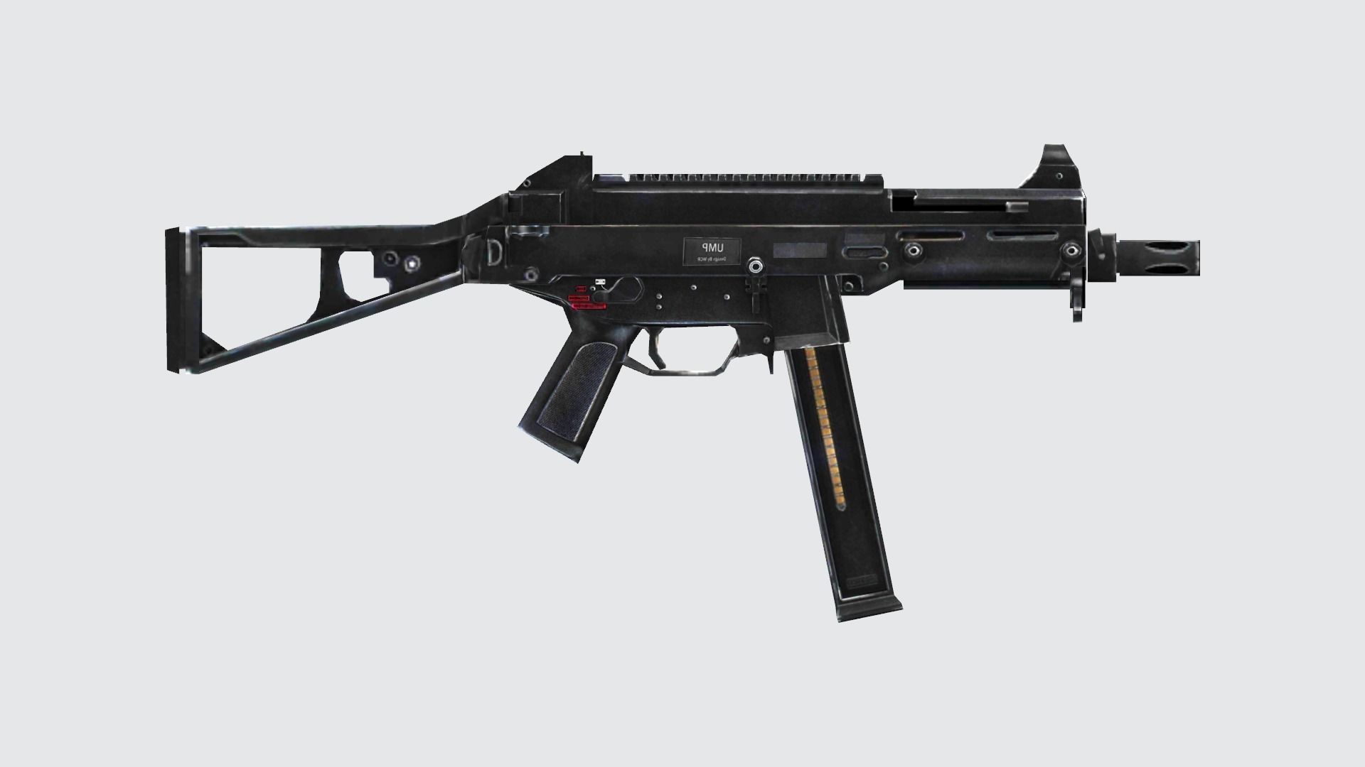 Weapon SMG Thompson Vector VSS  UMP  CG15 MP5 MP40 P90 3D model_13