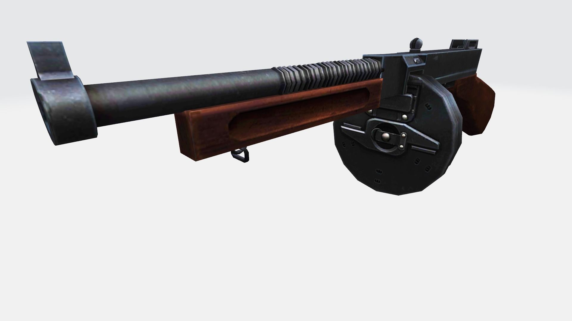 Weapon SMG Thompson Vector VSS  UMP  CG15 MP5 MP40 P90 3D model_12